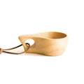 Rubberwood Artisan Mug Collection — size and scale reference