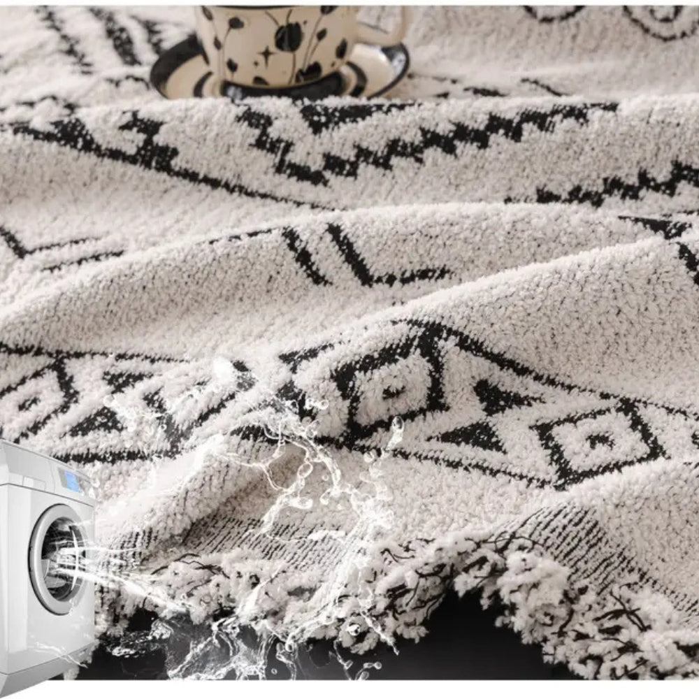 Geometric Boho Sofa Cover Throw — additional view