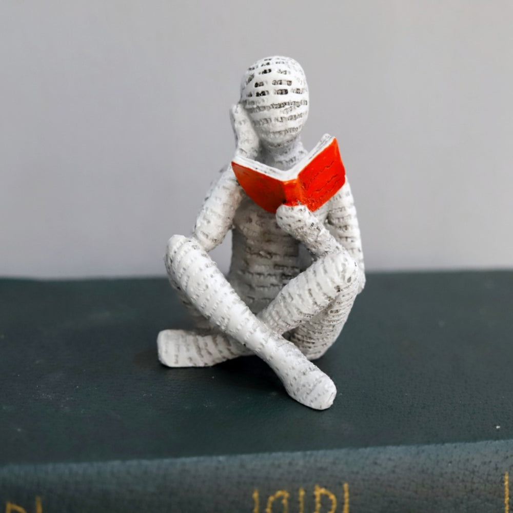 Woman Reading Shelf Decoration — main product photo
