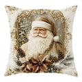 Golden Velvet Christmas Cushion Covers — lifestyle shot