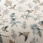 Elegant Floral Coverlet — product close-up