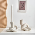 Knot Ceramic Candle Holder — additional view