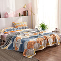 Scallop-Pattern Cotton Blanket — alternate angle view