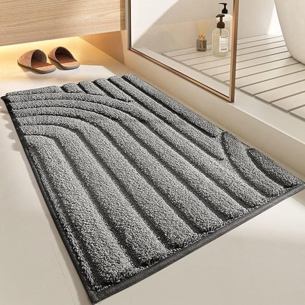 Cloud Luxe Flocked Bath Mat — additional view