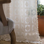 Rhombus Plaid Diamond Pattern Curtain — main product photo
