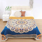 Golden Lotus Comfort Reversible Blanket — product detail view