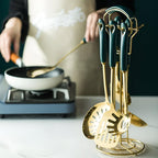 Golden Stainless Steel Utensil Set — additional view