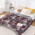 Bohemian Paisley Bliss Blanket — size and scale reference