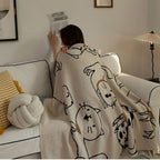 Purrsoft Cotton Nap Blanket — alternate angle view