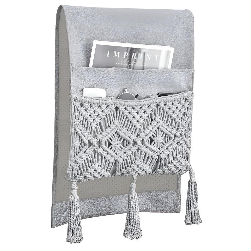 Handmade Boho Storage Caddy — product in use