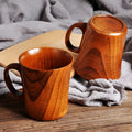 Rustic Japanese Style Wooden Mug — main product photo