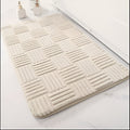 Vivid Grid Absorbent Bath Mat — alternate angle view