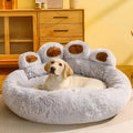 Furry Paw-Shaped Pet Bed — additional view