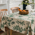 Pine Grove Cotton Dining Cloth — alternate angle view