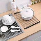 Stainless Steel Dish Drying Rolling Rack — product close-up