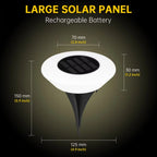 Solar LED outdoor pathway lights | 4 Pack — lifestyle shot