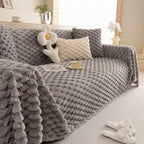Tufted Rabbit Faux Sofa Cover