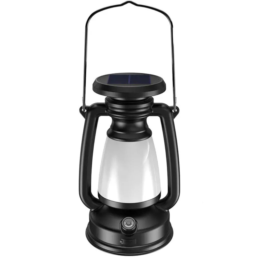 Solar Dimmable USB Camping Lantern — alternate angle view