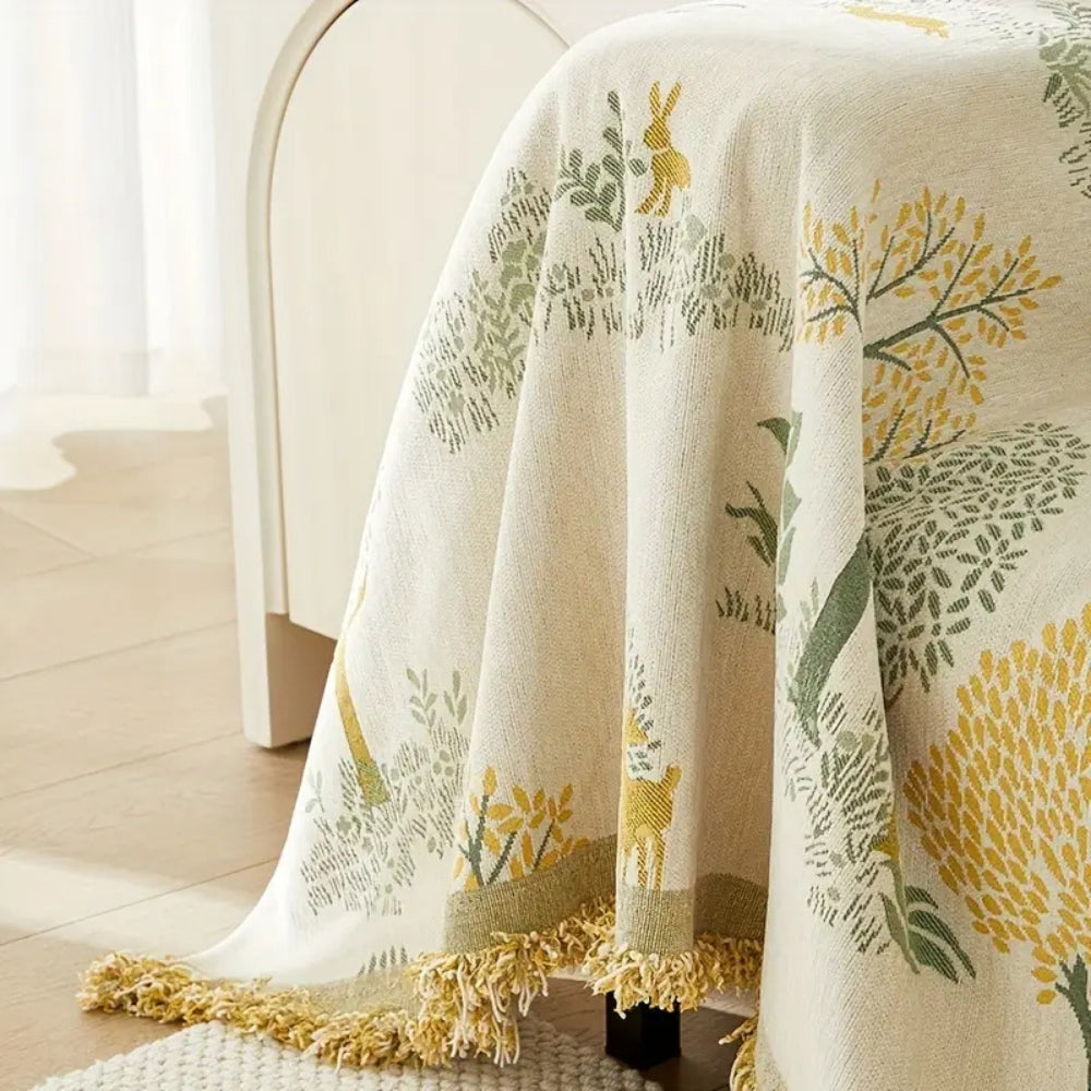 Eden Grove Chenille Sofa Cover — product in use