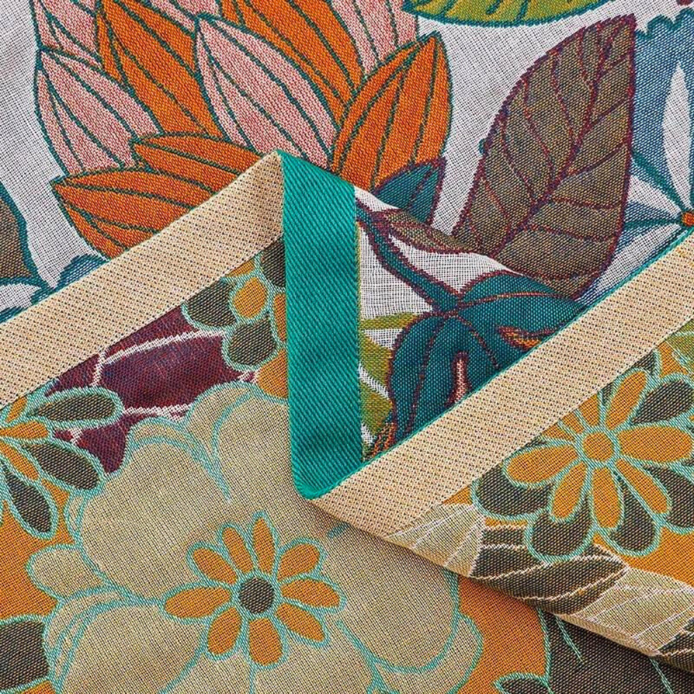 Cotton Floral Bath Beach Towel — lifestyle shot
