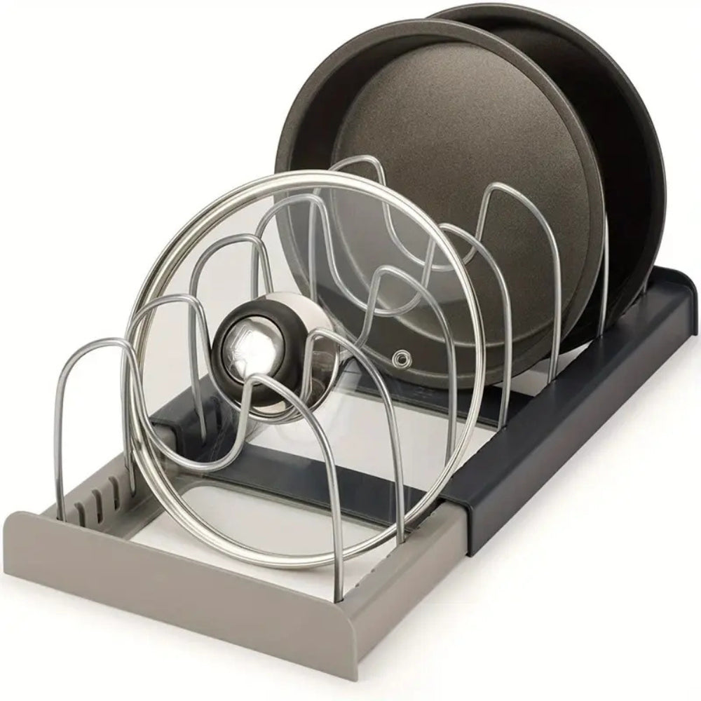 Expandable Pot and Pans Organiser Rack — additional view