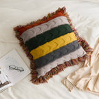 Colourful Radiance Knit Cushion — alternate angle view
