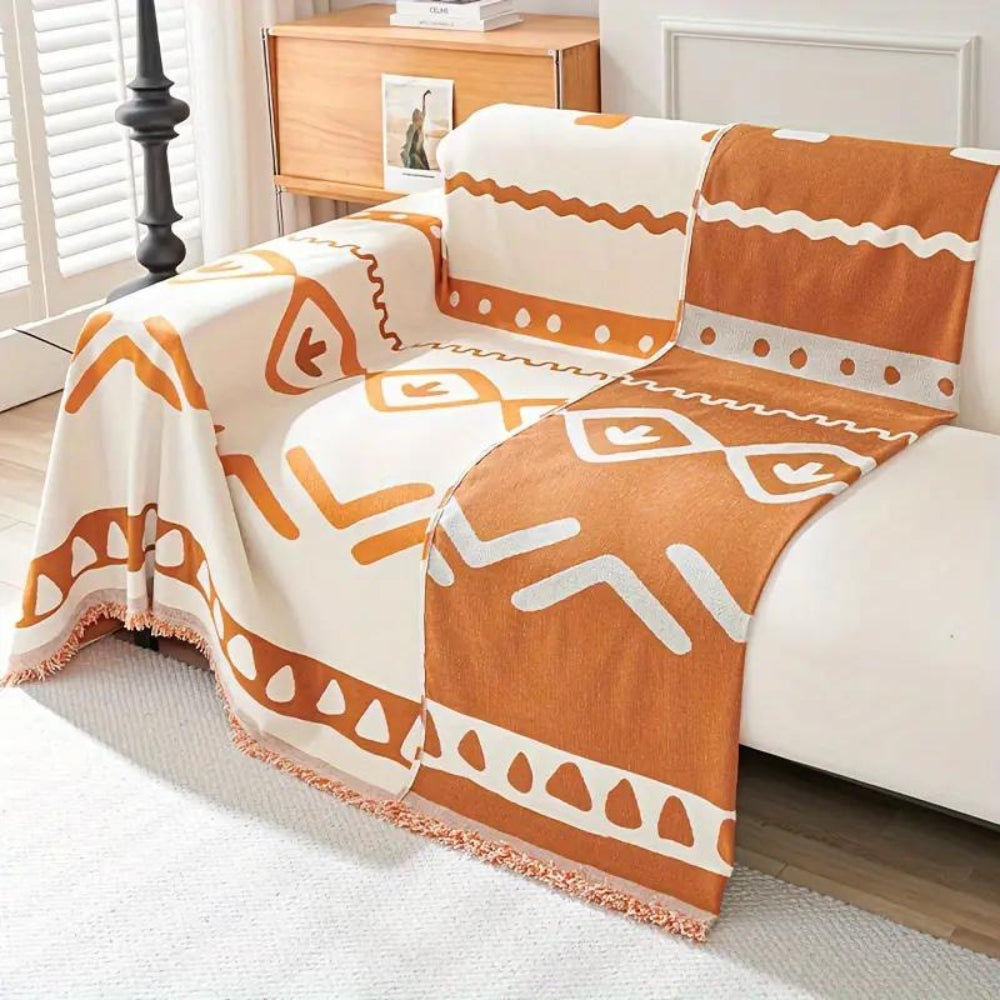 Bohemian Reversible Sofa Cover — alternate angle view