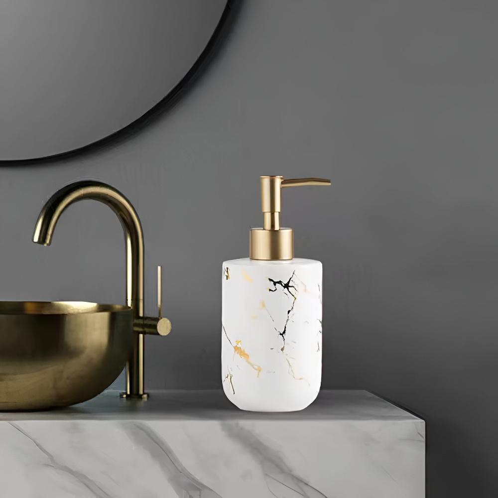 Golden Marble Luxe Dispenser — product close-up