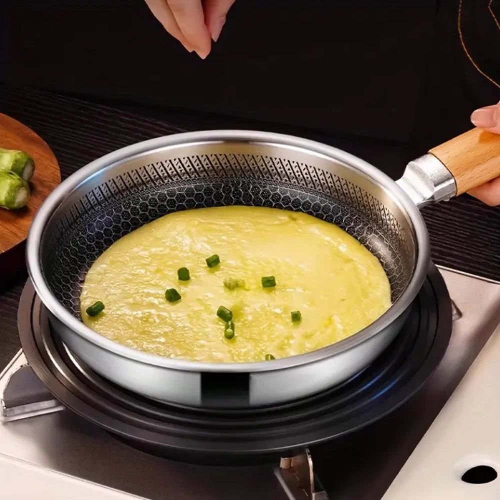 Nature Grip Stainless Steel Pan — product detail view