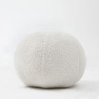 Plush Ball Shaped Boucle Cushion — additional view