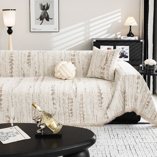 Almond Crest Sofa Cover — product detail view