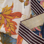 Maple Leaf Cotton Blanket — lifestyle shot