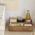 Nature Nest Rattan Organiser — product in use
