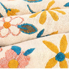 Daisy Dreamer Reversible Tassel Blanket — product feature detail