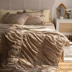 Princess Amara Ruffled Lace Bedding | 4pcs Set — product in use