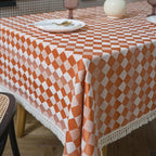 Heritage Checkered Tablecloth — product feature detail