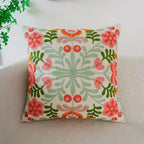 Ethereal Embroidery Floral Cushion Cover — product detail view