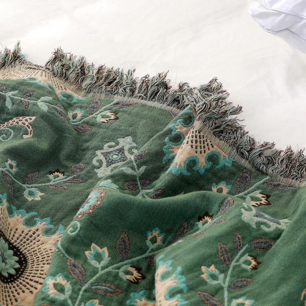 Retro Mandala Reversible Blanket — additional view
