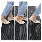 Chevron Ridges Non-Slip Door Mat — size and scale reference