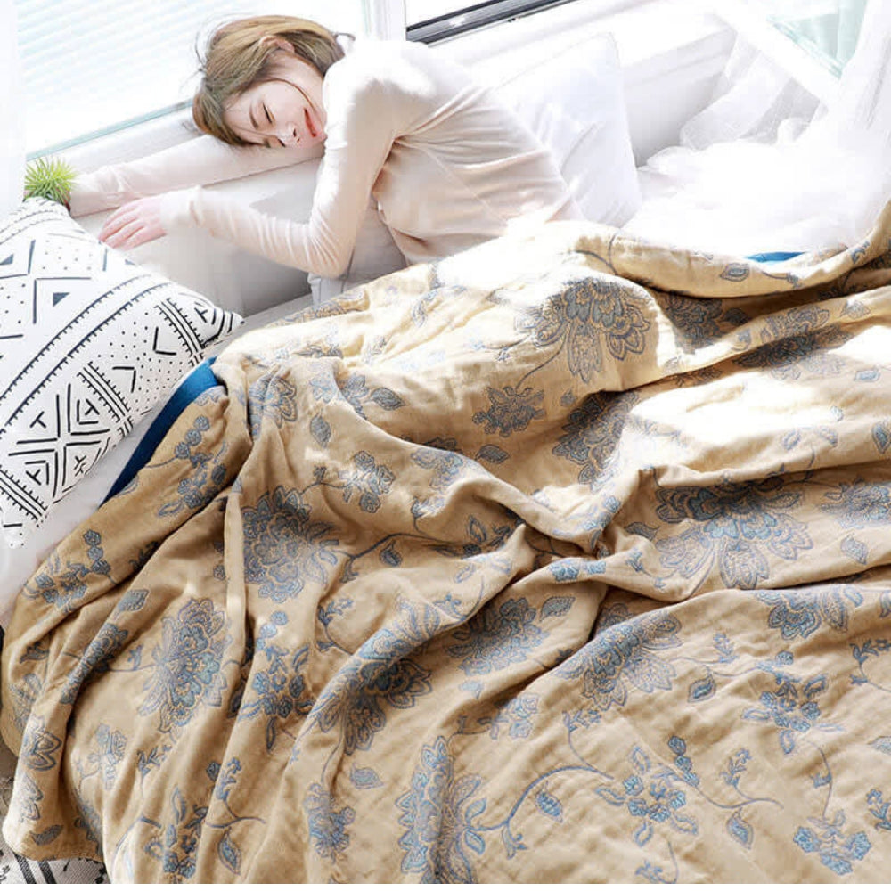 Floral Dream Comfort Blanket — product detail view