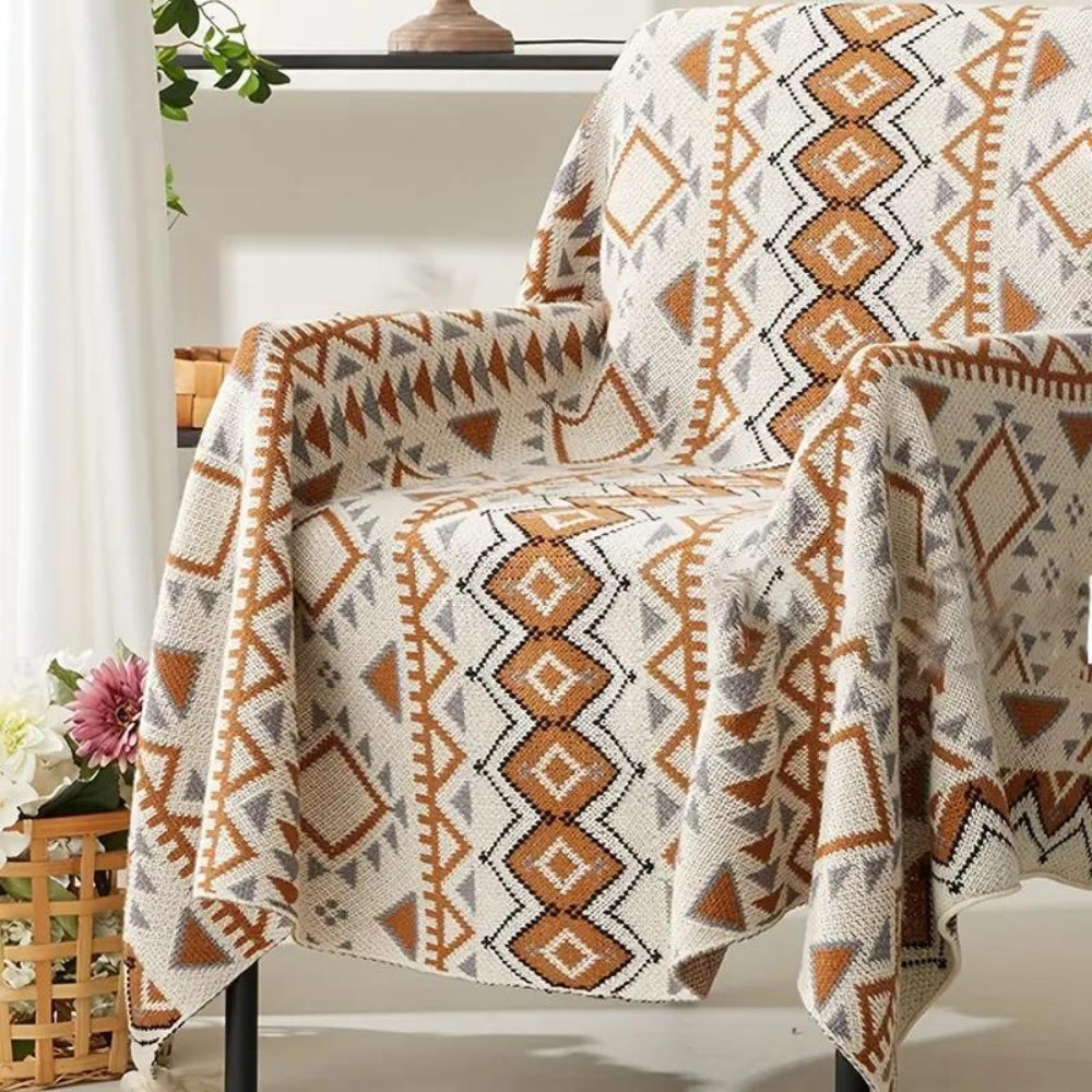 Wanderlust Boho Chic Blanket — product detail view