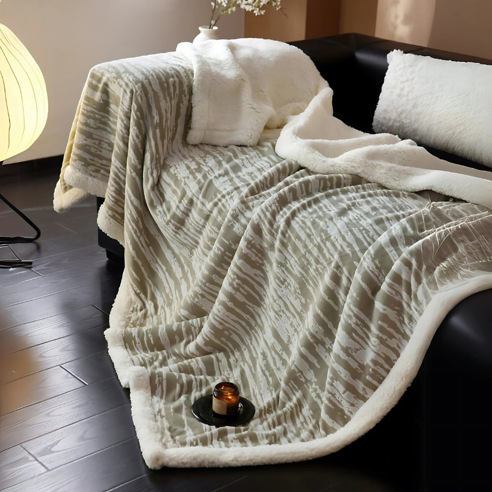 Bark-Inspired Snuggle Blanket — product close-up