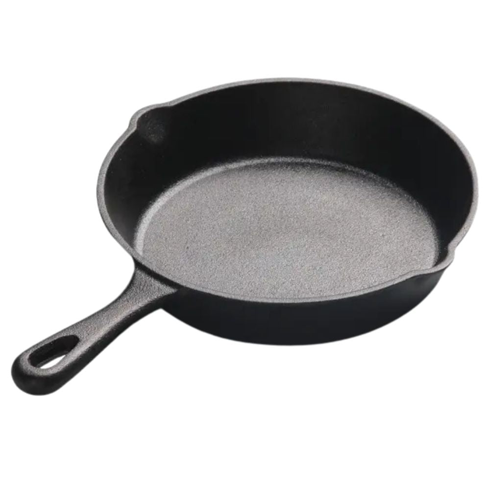 Black Cast Iron Frying Pan — additional view