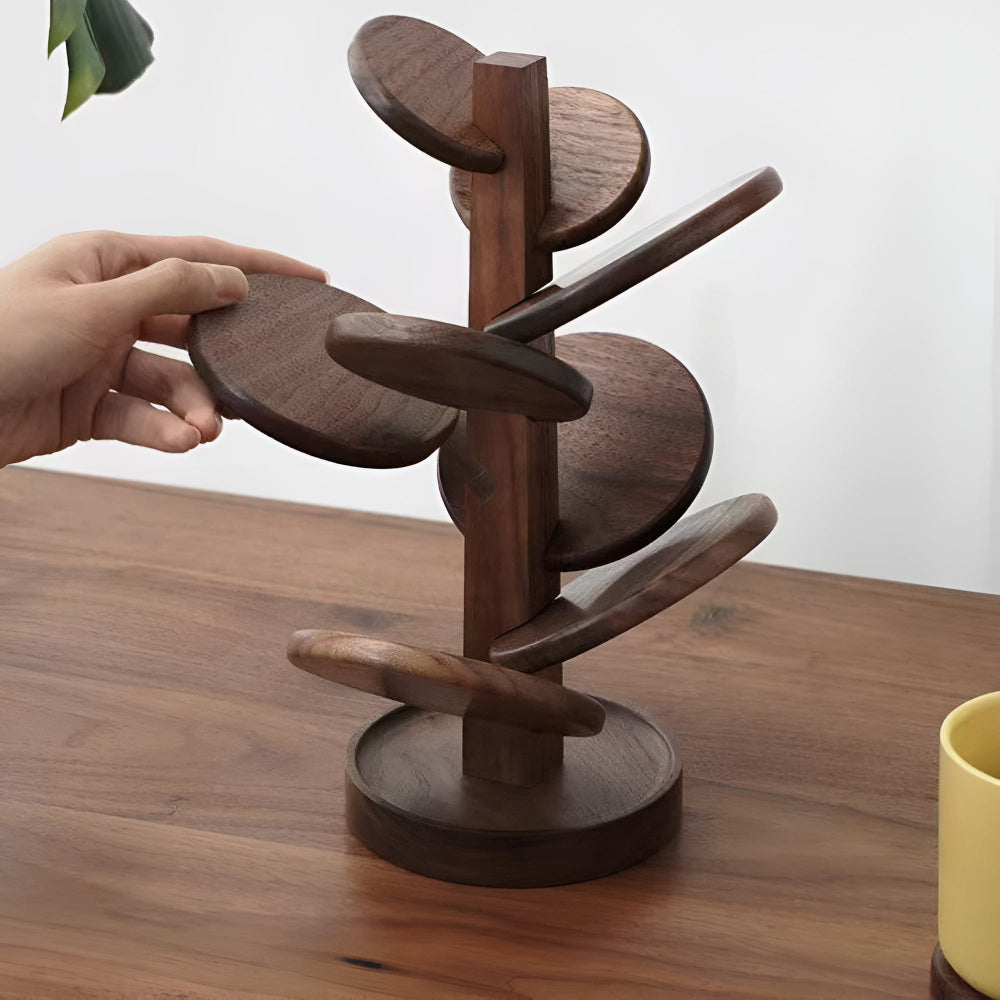 Wooden Trivet Tree Coaster — main product photo