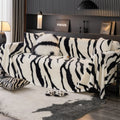 Wild Stripes Zebra Fleece Sofa Cover — main product photo