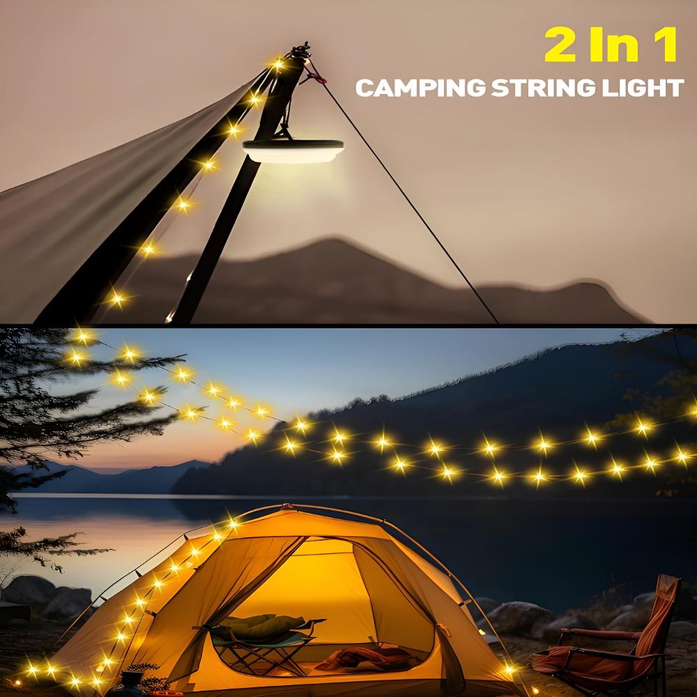 Roll & Glow Camping String Lights — product feature detail