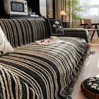 Regal Stripes Chenille Sofa Cover — main product photo
