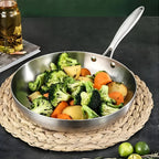 Stainless Steel Frying Pan — product in use