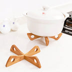 Bamboo Pot Stand & Steam Rack — main product photo