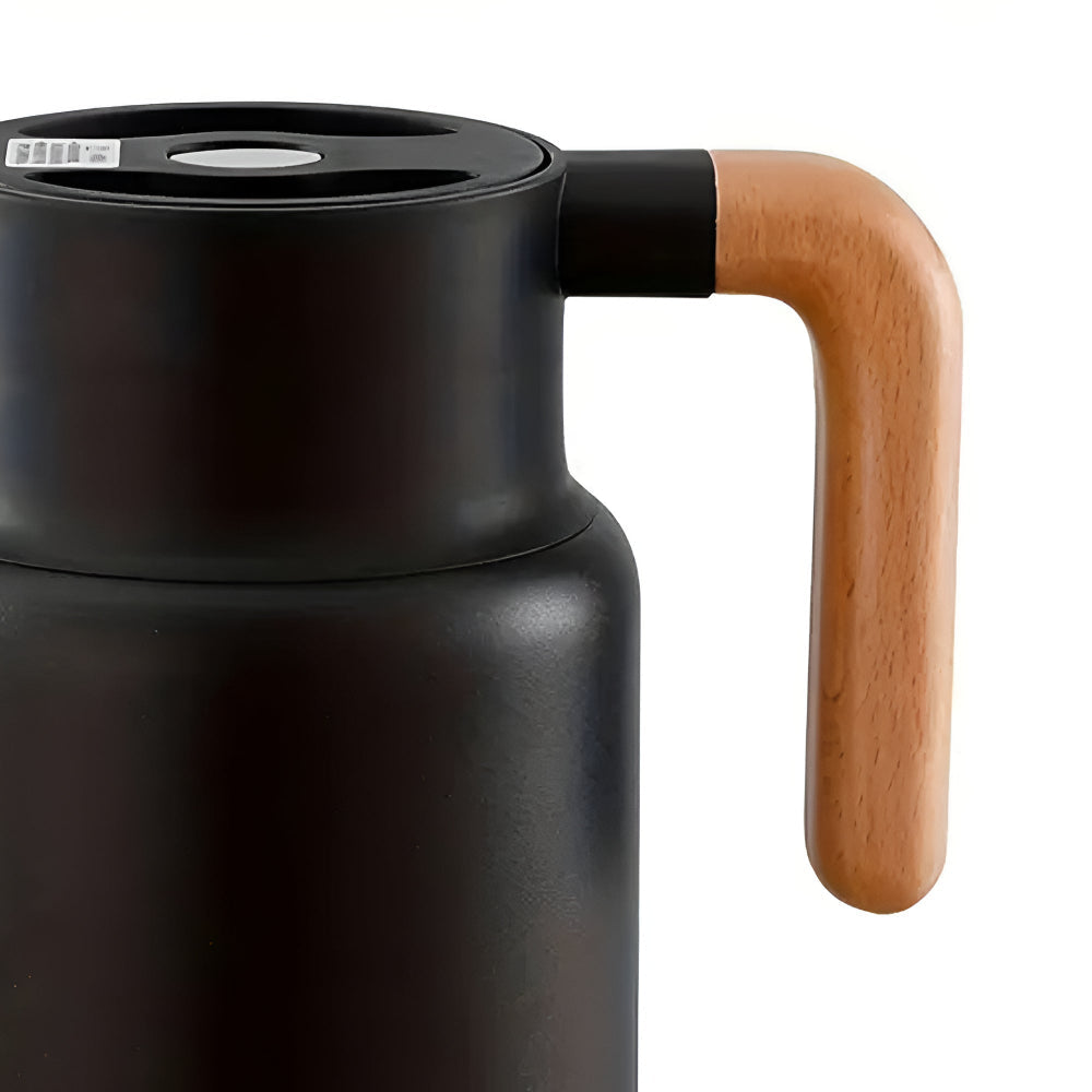 Classic Wooden Handle Thermal Carafe — size and scale reference